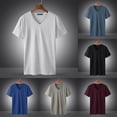 thumbnail image 4 of Mens Short Sleeve T-Shirts Summer Ice Silk Modal Quick Drying Cool Feeling Tops, 4 of 7