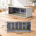 Display Box Scale Model Factory 1/64 Scale Diecast Model Car Display Case with LED Lighting ...