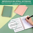 thumbnail image 4 of Cuaderno Utron 3 piezas espiral 5x7 Morandi 70 hojas, 4 of 7