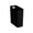 Black, variant on Linnome Narrow No-Lid Trash Can With Portable Handle Narrow Gap Waste Bin for Bedroom Kitchen Bathroom Cabinet Side