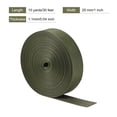 thumbnail image 2 of Uxcell Flat Nylon Webbing Strap for Luggage-rack Backpack Handle Cargo Straps Olive, 2 of 4