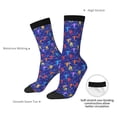 thumbnail image 4 of Hirioo Ice Hockey Players With Puck Pattern Adult Middle Tube Socks Breathable Sock Non-Pilling,Contrasting Color Design, 4 of 6
