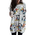 thumbnail image 3 of Camiseta de bolsillo con estampado de Mickey Mouse de Disney para mujer, top de manga corta, ropa de calle, divertida, Y2k, temporada de primavera y otoño de cara grande, 3 of 5