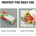 thumbnail image 2 of Summer Watermelon Placemat Set of 4，Sunflowers Table Mats Non Slip Heat-Resistant Washable Table Place Mats for Kitchen Dining Table Home Decoration 12 x 18 Inch, 2 of 6