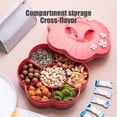 thumbnail image 6 of MERILER Easy to Clean Fruit and Vegetable Storage - Space-Saving 7 Compartment Design, Convenient Party Appetizer Tray for Home and Kitchen Use, 6 of 6