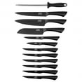 Thyme & Table Knife Set, 13Piece Kitchen Slim Block Stainless Steel