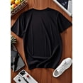 thumbnail image 2 of Welcome Back to School" Girls' Pink T-Shirt - Casual & Comfortable Cotton Round Neck Tee with apple, Pencil, and Star Print, Perfect for Summer, 2 of 7