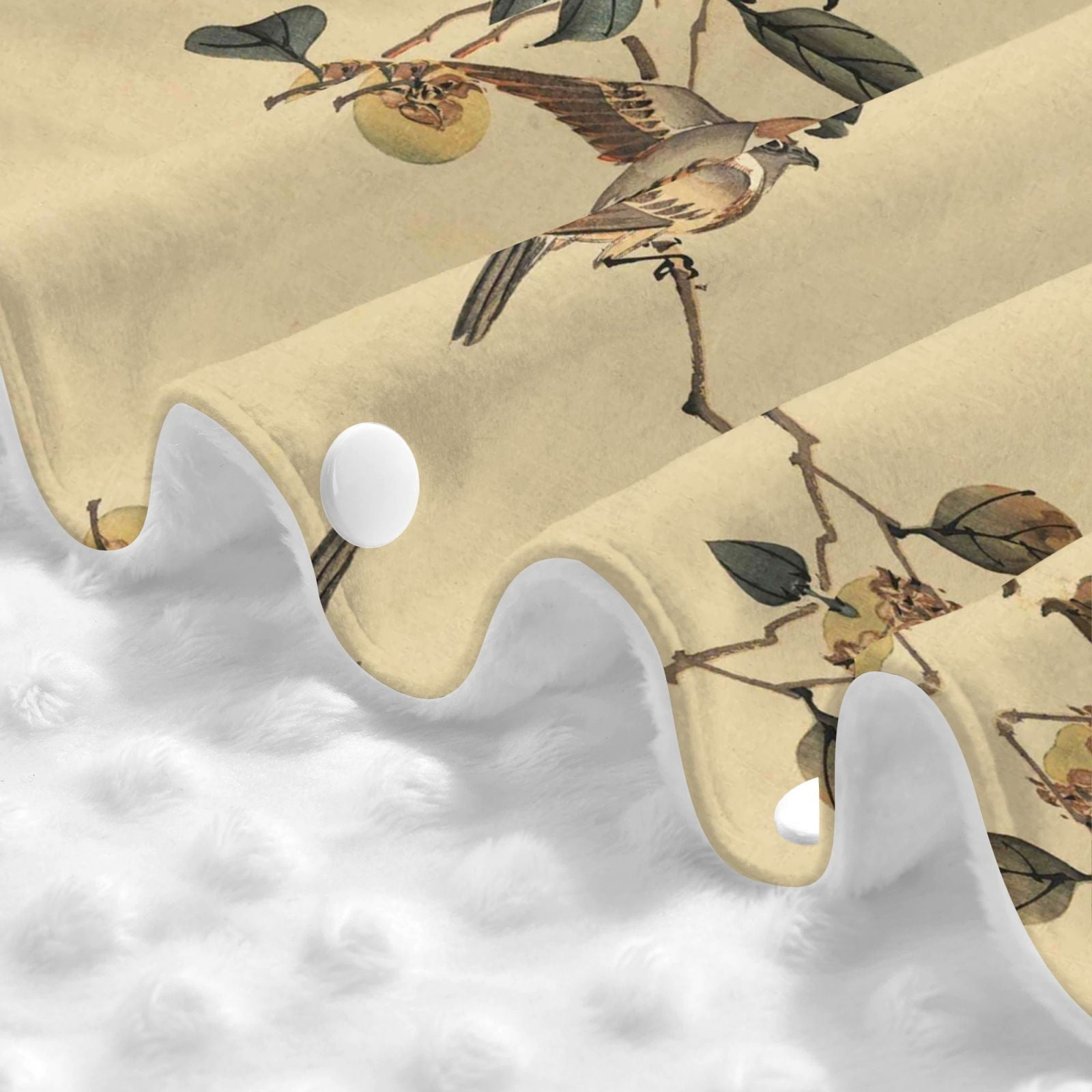 Car Seat Cover Baby - Vintage Bird Breathable Infant Car Seat Cover for Baby Carseat, Lightweight Comfort Baby Essentials Must Haves Newborn Stuff for Girl Boy