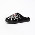 thumbnail image 6 of BERANMEY Halloween Slippers for Women Perfect Soft Plush Comfy Warm Slip-On Cute Womens Slippers Indoor Fluffy House Slippers for Women and Men Non-slip Fuzzy Flat Slides, 6 of 10