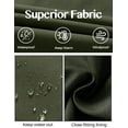 thumbnail image 5 of Ampake Men's Winter Coat Waterproof Puffer Jacket Thicken Winter Jacket with Hood Green M, 5 of 7