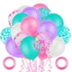 thumbnail image 1 of Juego de 32 globos de látex para decoración de fiestas de bodas y fiestas con lentejuelas, 1 of 6