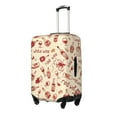 thumbnail image 2 of Easygdp Red Wine Print Elastic and Washable Suitcase Protective Cover with Hidden Zipper Fits 18-32 inch Luggage -Medium, 2 of 9