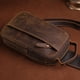 thumbnail image 2 of Bolso de cuero para el pecho Bolso de mensajero para hombre Capa superior Bolso vintage de cuero Crazy Horse para hombre Bolso de marea, 2 of 5