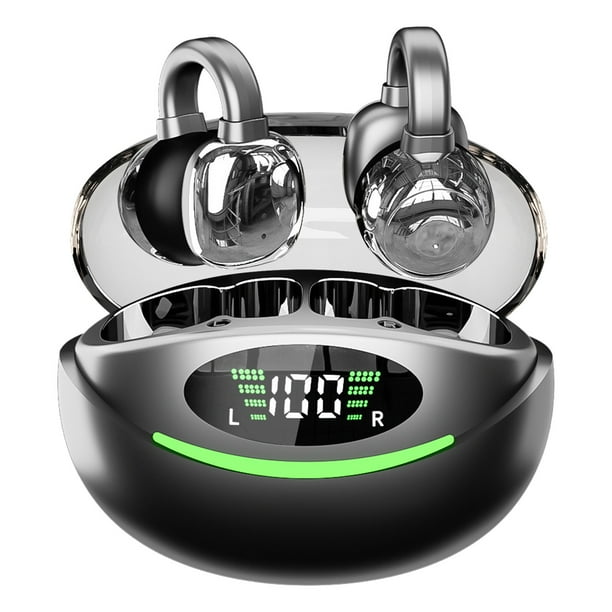 Auriculares Inalámbricos Bluetooth Auriculares Inalámbricos Bluetooth 5.3 Auriculares Ligeros con Micrófono Incorporado Ipx4 Auriculares Inmersivos, con Caja de Carga Auriculares Inalámbricos Bluetoot