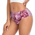 thumbnail image 2 of Fotbe Pink Glitter Heart Candy Calzones Estampados para Mujer – Ropa Interior de Algodón, Cómoda, Suave y Elástica-Large, 2 of 6