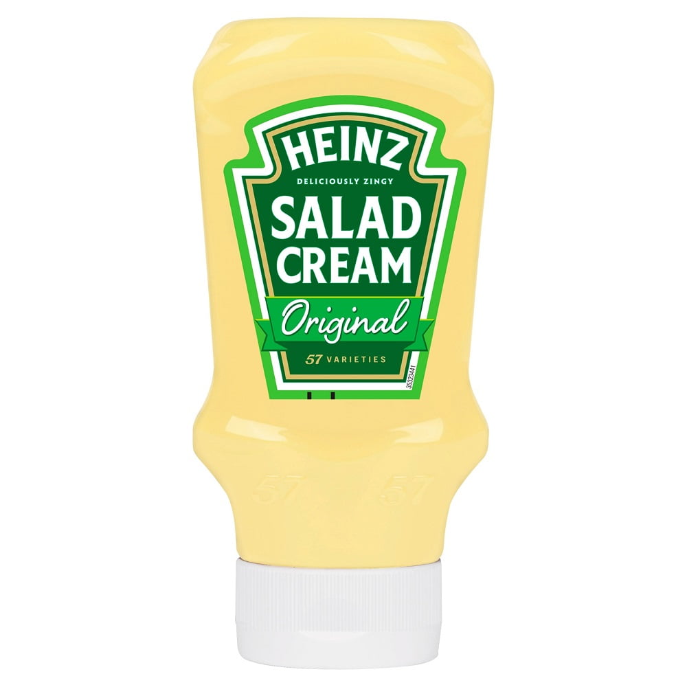 Heinz Salad Cream, 14.9 oz, Creamy Salad Dressing, Condiments for