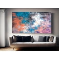 Abstract Wall Art Painting “Shattered Light” Handmade Canvas Home Decor ...