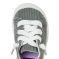 thumbnail image 2 of Wonder Nation Toddler Girl Casual Bump Toe Sneaker, 2 of 6