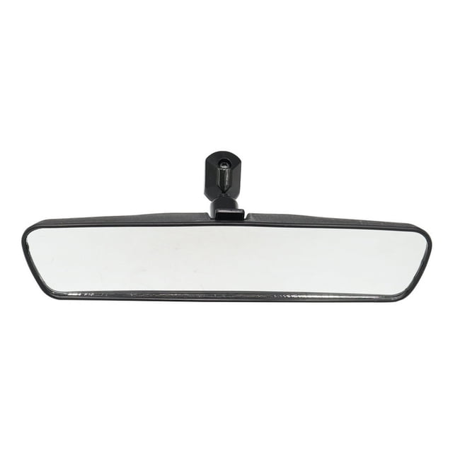 JUNWELL10 Inch Interior Rearview Mirror Black Auto Inside Rear View Mirror Easy To Install Rearview Interior Mirror ABS Glass Car Accessories for Universal Car Black