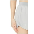 thumbnail image 3 of Under Armour Women's Mesh Detail Moisture Wicking Fly-By 2.0 Running Shorts (Heather Grey, S), 3 of 6