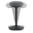 thumbnail image 2 of Kore Design™ Office Adjustable Wobble Stool Round Curved Seat (22” to 30”) Grey Fabric, 2 of 5