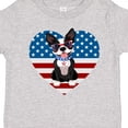thumbnail image 4 of Inktastic Boston Terrier Dog US Flag July 4th Boys or Girls Toddler T-Shirt, 4 of 5