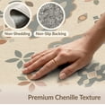 thumbnail image 6 of ODIKA 2'x3' Beige Sand Mist Geometric Floral Medallion Washable Doormat Traditional Ornamental Motifs with Decorative Non-Slip, Low Pile for Entryway, Kitchen, Laundry Room, 6 of 7