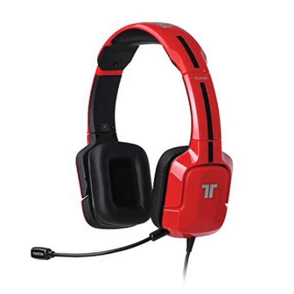 Pre-Owned PS4 - Headset - Wired - Kunai Stereo Headset - PS4 PS3 PS Vita Compatible - Red (Tritton)