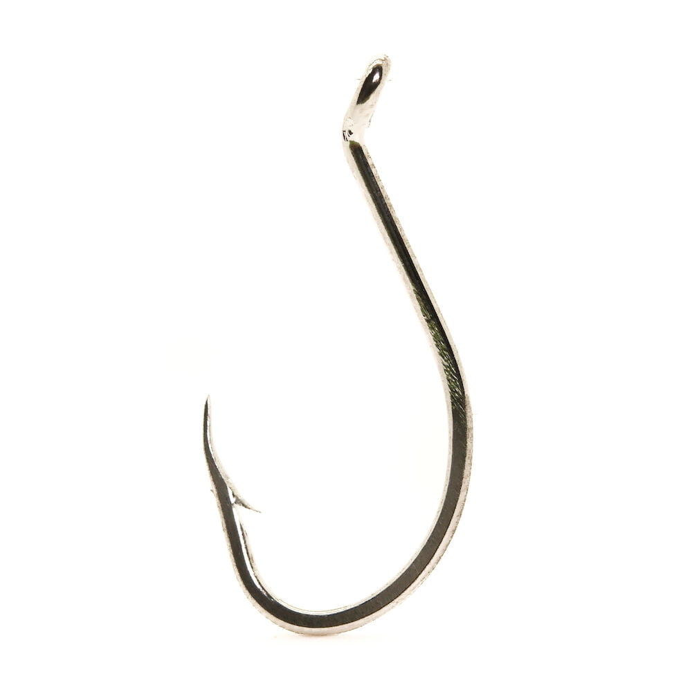 Mustad Nickel Steelhead Hooks, #92157, Size 4, 100 Count, 1 Box (New) 