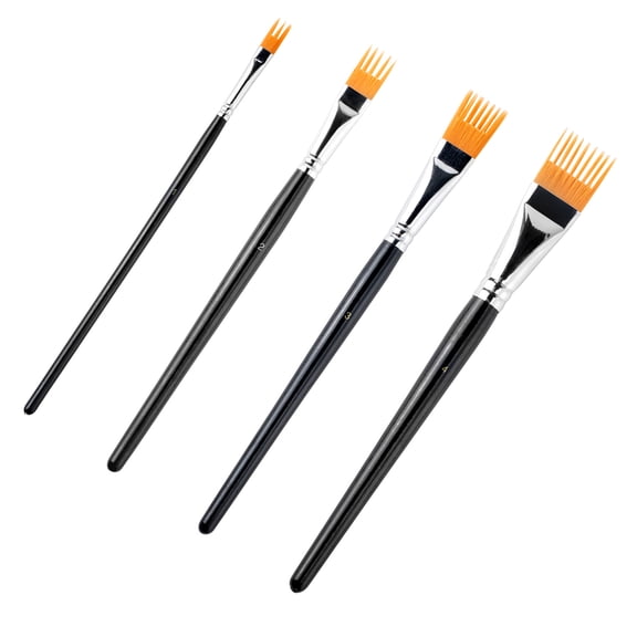 Watercolor Painting Brush Flat Tip Paint Brush Artist Art Painting Tool For Layered Landscape and Detailed Inks Wash