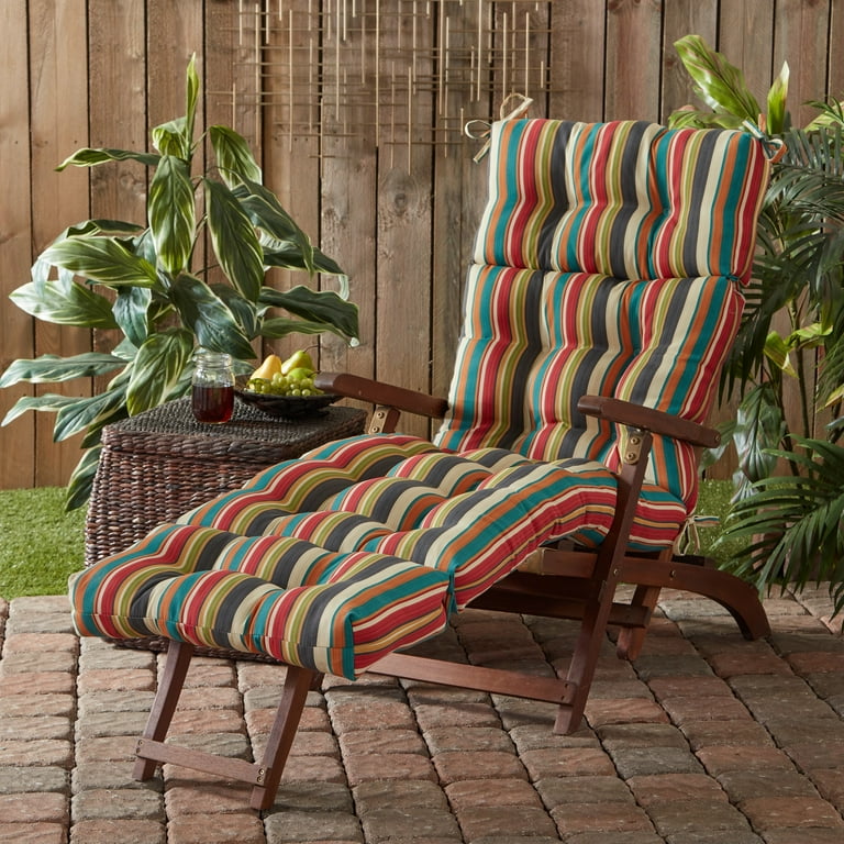 Greendale Home Fashions Sunset Stripe 72 x 22 in. Outdoor Chaise