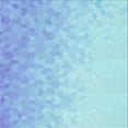 thumbnail image 1 of Ahgly Company Indoor Square Patterned Crystal Blue Area Rugs, 6' Square, 1 of 6