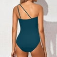 thumbnail image 2 of One Piece Swimsuit For Women Slanted Shoulder Hollow 1 Piece Swimsuit Womens Swimwear, 2 of 7