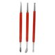 thumbnail image 2 of Kit de 8 stylos à double pointe pour sculpture sur cuir, fait à la main, stylet, cuillère, perceuse, 2 of 4