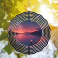 thumbnail image 3 of Elegant Metal Hanging Wind Spinners - Artistic Garden Wind Chimes with Intricate Patterns for Yard Decor Perfect for Outdoor Serenity, 3 of 6