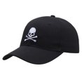 thumbnail image 1 of Skeleton Embroidery Baseball Cap New Fashion Hip Hop Snapback Outdoor Sports Sun Trucker Hat Men Women Punisher Caps Casquette qym unisex, 1 of 2