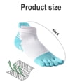 thumbnail image 2 of 3 pares de calcetines de cinco dedos Calcetines cortos de tubo para correr Calcetines deportivos de cinco dedos para correr a campo traviesa de verano para hombres y mujeres, 2 of 6