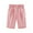 Pinks, variant on LLYwey Girls Bermuda Shorts, Teen Girls Drawstring Elastic Waist Shorts with Pockets, Kids Solid Color Summer Casual Cotton Linen Straight Leg Short Pants, Style-3, Black, 3-4T