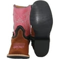thumbnail image 3 of Infant Toddler Girls Western Embroidered Heart Floral Detailed Leather Boot, 3 of 4
