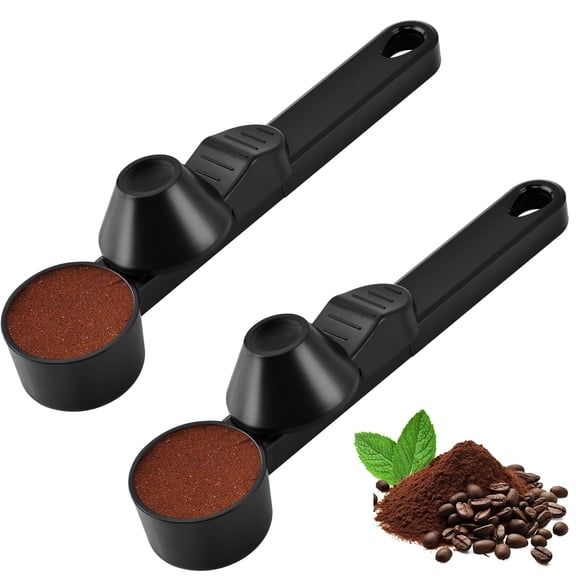 Coffee Scoop,Coffee Scoop For Ground Coffee,8IN Coffee Sliding Spoon Long Handle Capacity Coffee Proof Round Spoon(2pcs)
