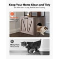 thumbnail image 2 of Hidden Litter BoxFurniture with Storage,23.6"Modern Cat Washroom Enclosure,Waterproof Side Table for Living Room, 2 of 6