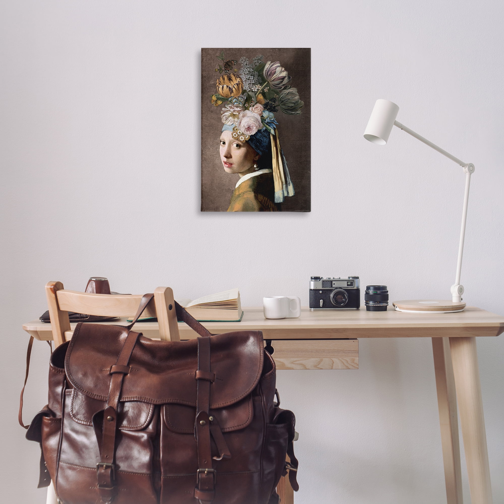 Stupell Industries Classic with Vintage Blooms People Painting Wrapped Canvas Art Print Wall Art, 20 x 30