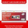 thumbnail image 2 of Collector's First Pick 187mm Horizontal Booklet Magnetic Card Holder - 187mm PVC FREE - UV Protection - Great Fit For National Treasures, Flawless, Playbook Cards and More…, 2 of 6
