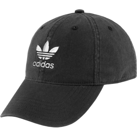 Youth adidas Originals Black Washed Adjustable Hat - OSFA