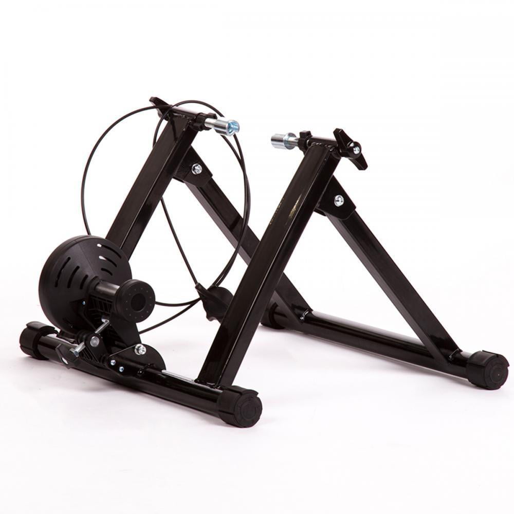5 Level Resistance Magnetic Indoor Bicycle Bike Trainer Exercise Stand Black
