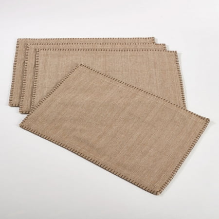 

Saro Lifestyle-Whip-stitched Cotton Placemat (Set of 4)