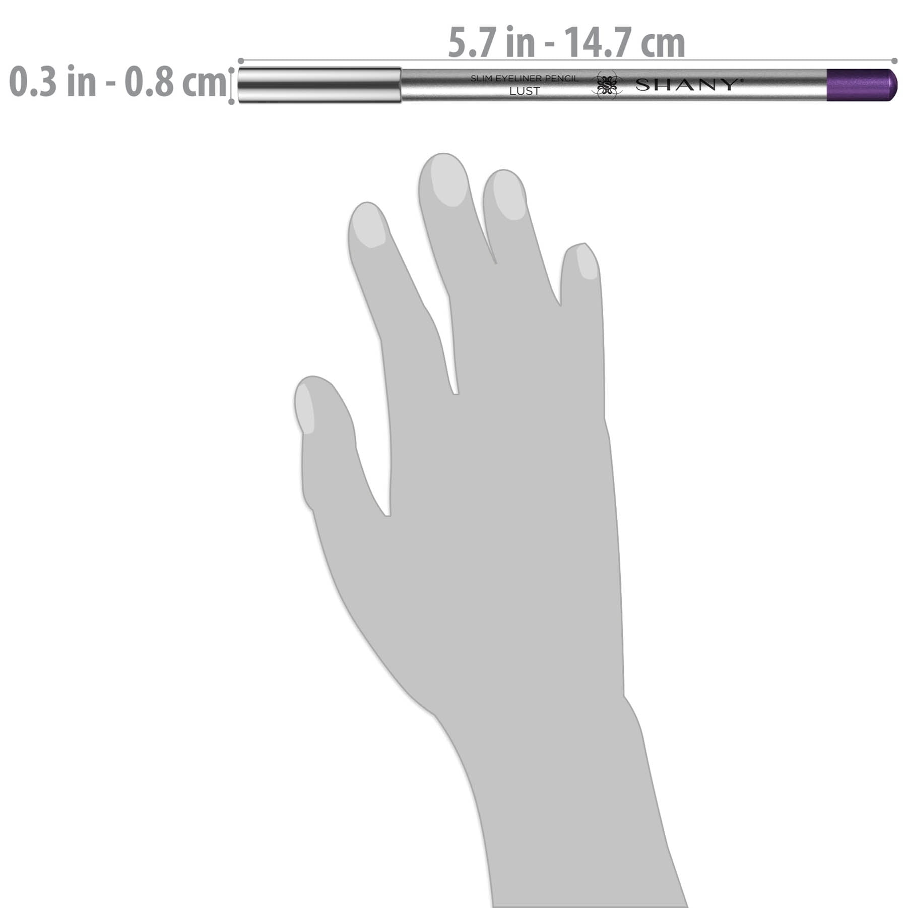 SHANY Slim Liner Eye Pencil  - LUST