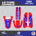 thumbnail image 2 of Kalair GFX Graphics Kit for Yamaha YZ85 (2002-2014) Lethal Series, 2 of 5