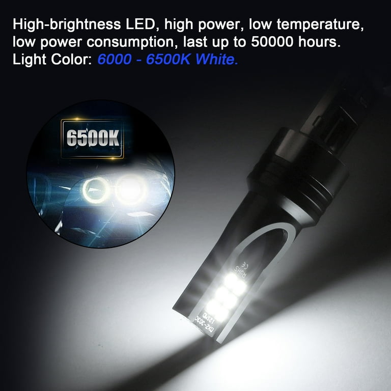 H1 LED Headlight Bulbs, Car H1 Light Bulbs w/ High Low Beam Light  Conversion Kit, 6500K 1200LM COB Chips Extremely Bright H1 Light Fit  12V/24V Vehicle