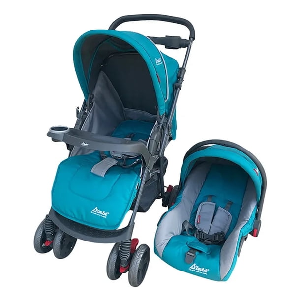 Carriola Reversible D'Bebe reversible,charola,portabebe,travel system Verde